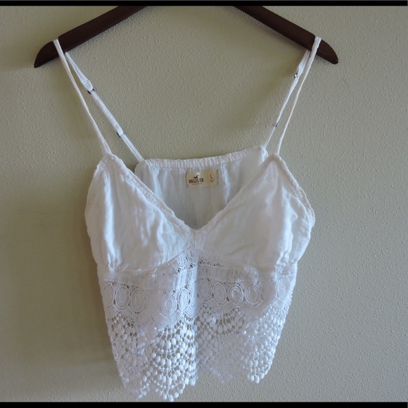 HOLLISTER white tank top - Picture 1 of 5